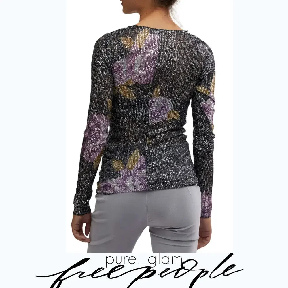 Free People sequin top